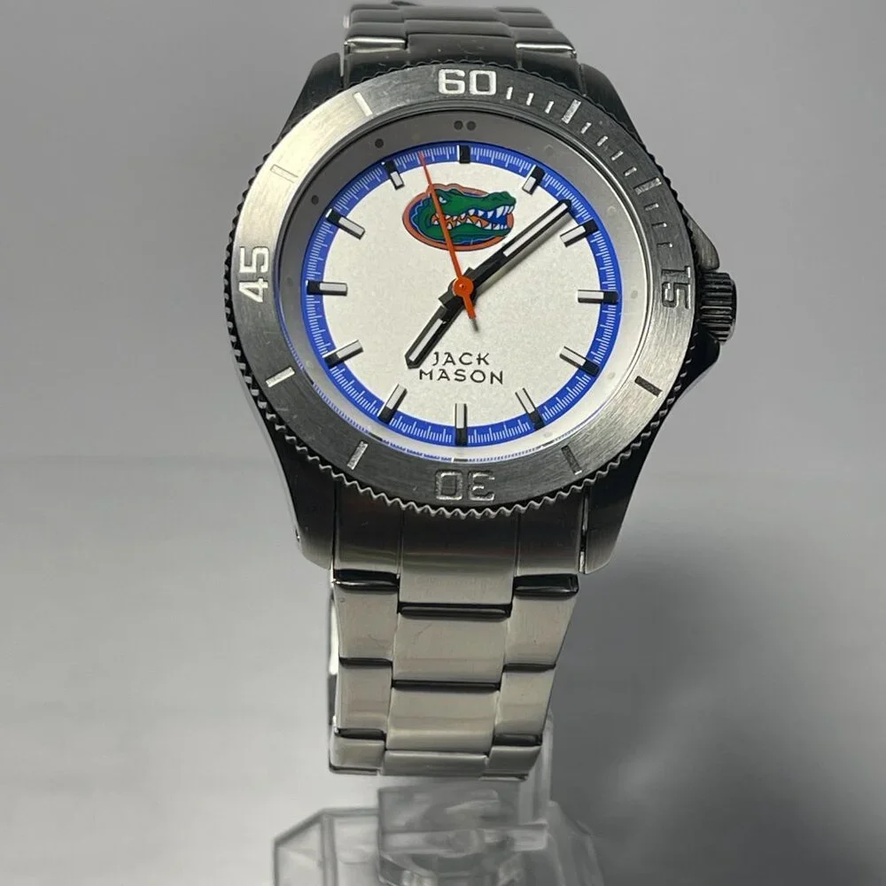 Florida Gators OFFICIAL NCAA Stainless-Steel Watch by Jack Mason !!!NEW!!!
